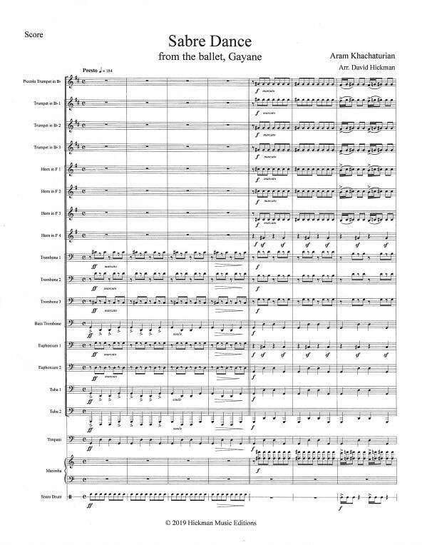 <b>Sabre Dance</b><br>Aram Khachaturian - Image 2
