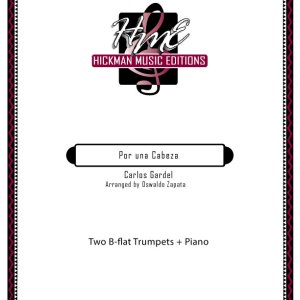 <b>Por una Cabeza</b></br>Carlos Gardel (Arr. by Oswaldo Zapata)