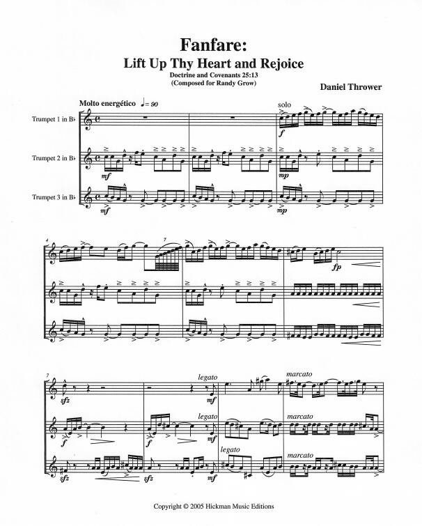 <b>Title: FANFARE: Lift Up Thy Heart And Rejoice</b></br>Daniel Thrower - Image 2
