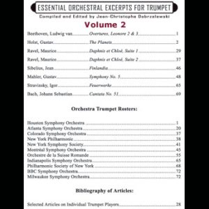 <b>Title: Essential Orchestral Excerpts - Vol 2 </b><br>Composer: Dobrzelewski, J. C.