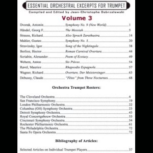 <b>Title: Essential Orchestral Excerpts - Vol 3  </b><br>Composer: Dobrzelewski, J. C.