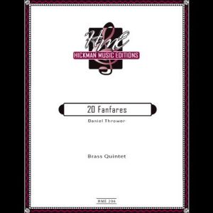 <B>20 Fanfares</B><BR>Daniel Thrower