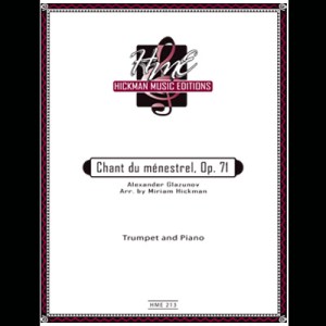 <B>Chant du ménestral, Op. 71</B><BR>Alexander Glazunov