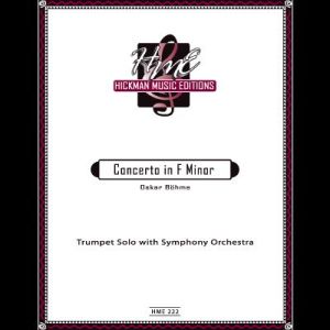 <B>Concerto in F Minor</B><BR>Oskar Boehme - <font color=red>Score Only</font>
