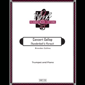 <B>Concert Gallop ("Thunderbolt's Pursuit")</B><BR>Brendan Collins