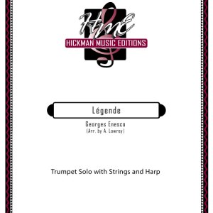 <B>Légende</B><BR>Enesco  (arr. Alvin Lowrey)